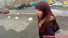 Teen girl filmed in first person while being fucked in the ass