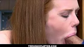They say a classy sex shoplifting teen with a big ass was caught by a police officer and had Sex as a reward