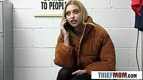 Attractive thief daughter and a loose mature blonde woman
