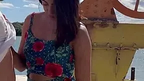 Teen Agatha cries while riding dick