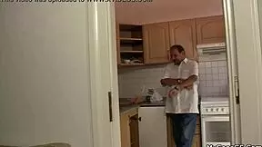 Young blonde sucks and fucks