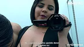 Xiomara Soto and Marco’s intimate scene which happened in the girl’s bathroom captured through the lens of a mobile phone