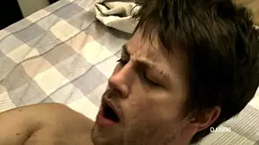 Slutty girlfriend from 3sum fucked by a tattooed man and an 18 years old lad