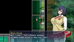 Young teacher caught on the act cheating during hentai game