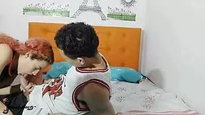 Step-sister satisfies step-mom's forbidden desires