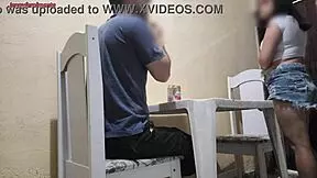 A young couple has unprotected sex on the bar and the man even whispered obsensities into the woman’s ears