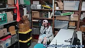 Caught as a young thief while spying, loses his chance at escaping a handjob and facial