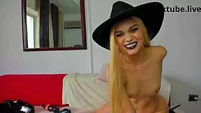 Danish cam girl sucks cock and wants it in her ass in X-Cum live Porno Video
