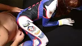 Petite girl takes hard pounding