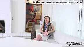 POV blowjob from teen cutie