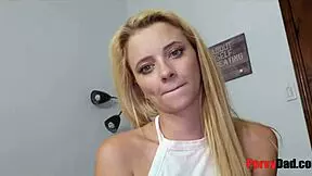 Taboo scene with her stepdad turns into an 18+ scene with Riley Star