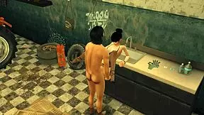 Teen Creep 18 y.o sim fornicates in heels