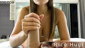 POV female lustfully jerks off a big cock and swallows her lover’s sperm濃The post contains three major scenes: POV female lustfully jerks off a big cock, pov babe pov handjob and finally POV female swallows sperm