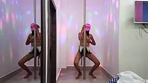 Hot Latina teen learns to dance