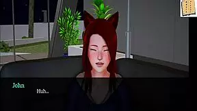 Just arrived family’s newcomer, 18y.o.anime-style teen with little tits