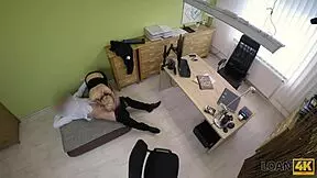 F Cooky fulfils man’s demands as she sells sex to get a business loan in raw pov intercourse scene