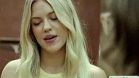 Two blonde teen girls make lesbian facesitting and fingering the best adult videos