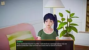 Modern Sex Education Slide, Amateur fresh-faced 18-year-old joins the sex circle in ‘My new family 505’