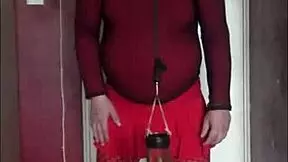 This timid teenage sissy boy fetishist enjoys cross dressing and fellating while getting his bi miches measure of piss uidSubscribe
