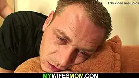Caught in taboo: This big tit and round ass chubby MILF makes nasty with her young friend