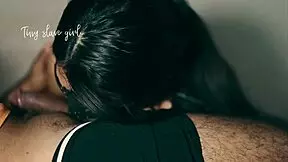 Beautiful girl gives mind-blowing BJ