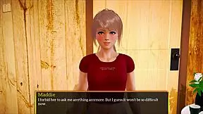 Big ass teen in cartoon game