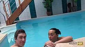 Euro and Czech loving couple shines in Hunt4k video on a spa weekend