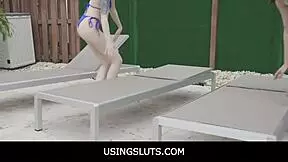 Outdoor sex with liberated prostitutes