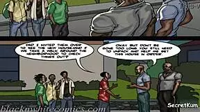College young hormones love to fuck with an appeal of a big black dick in 3D cartoons