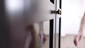 Skimpy clad teen gets nailed