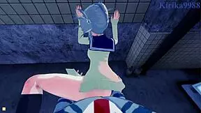 Himiko and Ochako's steamy encounter