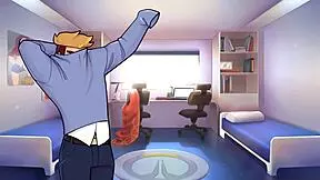 Handsjob and blowjob in hentai cartoon – Academy 34 Overwatch