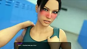 Busty mom gets a huge cock in 3D dating Simulation