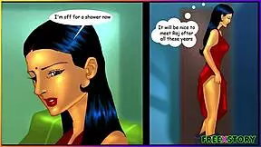 How Savita Bhabhi lost her virginity in 3D