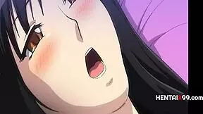 Young teacher seduces and turns lesbian students straight in class hentaix99