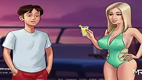 Sultry summer story - 18-year-old's erotic adventure in Summertime Saga e3/86