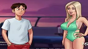 Sultry summer story - 18-year-old's erotic adventure in Summertime Saga e3/86