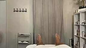 Hot anime masseuse delivers an intense outdoor blowjob to her lucky client.