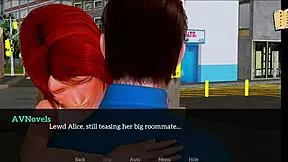 Adult cartoons with 3D animation and big-breasted teens