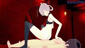 Intense sex with Nazuna nanakusa in a 3D hentai