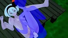 Beautiful 3D animated hentai with big-boobed Bea Saito and Lyra Kotone