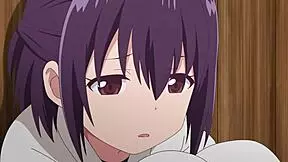 Young anime babes in Megami-ryou 18y.o. episode 8 uncut