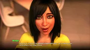 Cartoon porn with 18-year-old heroine in 3D environment