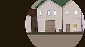 A night with Raven in an animated visual novel adventure