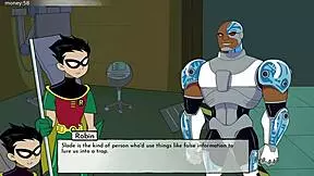 A night with Raven in an animated visual novel adventure