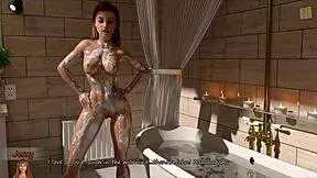 Olivia's skillful stroke in 3D