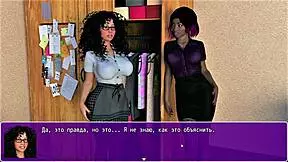 Angelica Origins Remake Part 5 - a 3D animated adventure with big-boobed teens