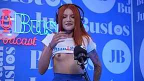 Megan's intense redhead cock and vibrator play