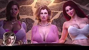 Stepmoms and stepaunty in 3D porn