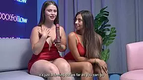 Latina Roxie Gates and Vega Lu Masturbate with Toys
